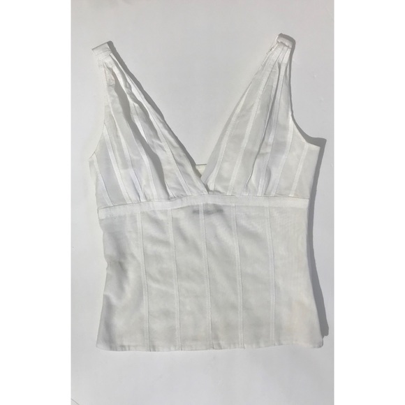 Elie Tahari white tank top - Picture 4 of 11